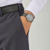  Shop Authentic Emporio Armani Luigi Analog Grey Dial Grey Steel Strap Watch For Men - AR11155 - Luxxuri