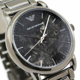  Shop Authentic Emporio Armani Luigi Analog Grey Dial Grey Steel Strap Watch For Men - AR11155 - Luxxuri