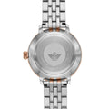 Shop Authentic Emporio Armani Modern Slim Analog Mother of Pearl Dial Two Tone Steel Strap Watch For Women - AR11157 - Luxxuri