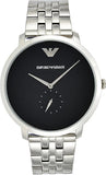  Shop Authentic Emporio Armani Classic Quartz Black Dial Silver Steel Strap Watch For Men - AR11161 - Luxxuri