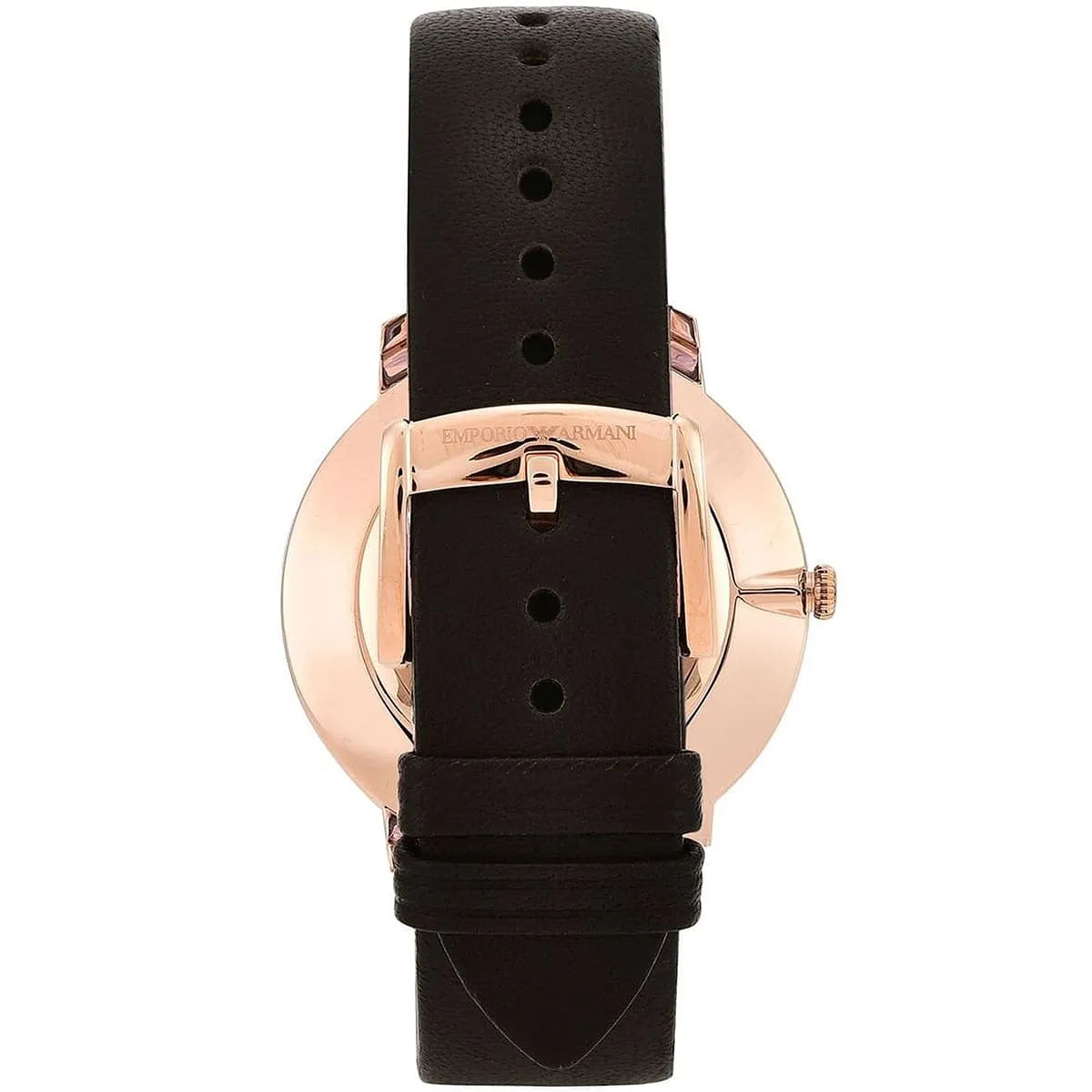  Shop Authentic Emporio Armani Modern Slim Analog Silver Dial Brown Leather Strap Watch For Men - AR11163 - Luxxuri