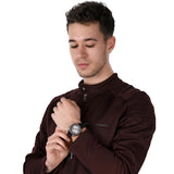  Shop Authentic Emporio Armani Chronograph Quartz Grey Dial Black Leather Strap Watch For Men - AR11174 - Luxxuri