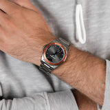  Shop Authentic Emporio Armani Sigma Quartz Grey Dial Grey Steel Strap Watch For Men - AR11178 - Luxxuri
