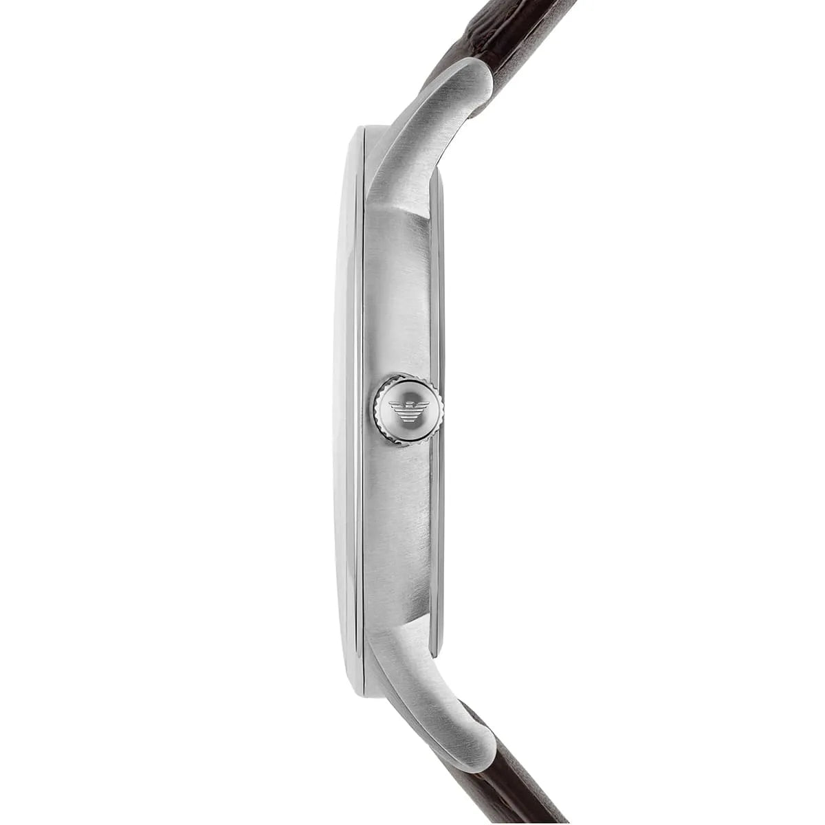  Shop Authentic Emporio Armani Renato Quartz Black Dial Brown Leather Strap Watch For Men - AR11187 - Luxxuri