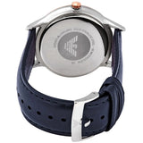  Shop Authentic Emporio Armani Renato Analog Blue Dial Blue Leather Strap Watch For Men - AR11188 - Luxxuri