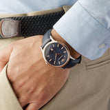  Shop Authentic Emporio Armani Renato Analog Blue Dial Blue Leather Strap Watch For Men - AR11188 - Luxxuri