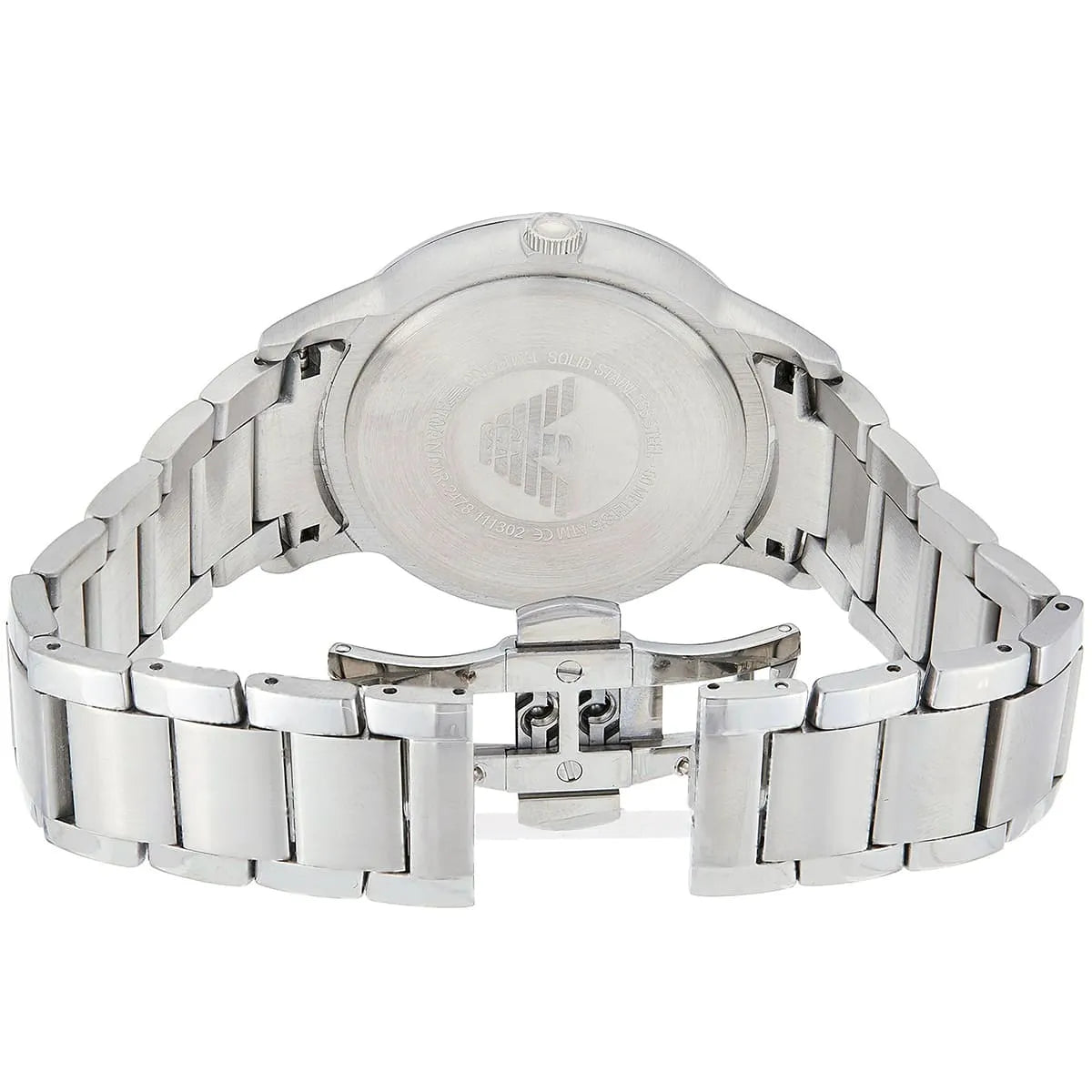  Shop Authentic Emporio Armani Renato Quartz Silver Dial Silver Steel Strap Watch For Men - AR11189 - Luxxuri