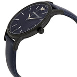  Shop Authentic Emporio Armani Renato Quartz Blue Dial Blue Leather Strap Watch For Men - AR11190 - Luxxuri