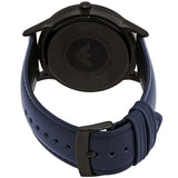  Shop Authentic Emporio Armani Renato Quartz Blue Dial Blue Leather Strap Watch For Men - AR11190 - Luxxuri