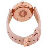  Shop Authentic Emporio Armani Arianna Mother of Pearl Dial Pink Leather Strap Watch For Women - AR11199 - Luxxuri