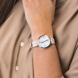  Shop Authentic Emporio Armani Arianna Mother of Pearl Dial Pink Leather Strap Watch For Women - AR11199 - Luxxuri
