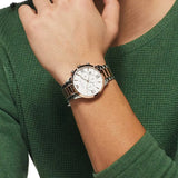  Shop Authentic Emporio Armani Giovanni Chronograph Quartz White Dial Two Tone Steel Strap Watch For Men - AR11209 - Luxxuri