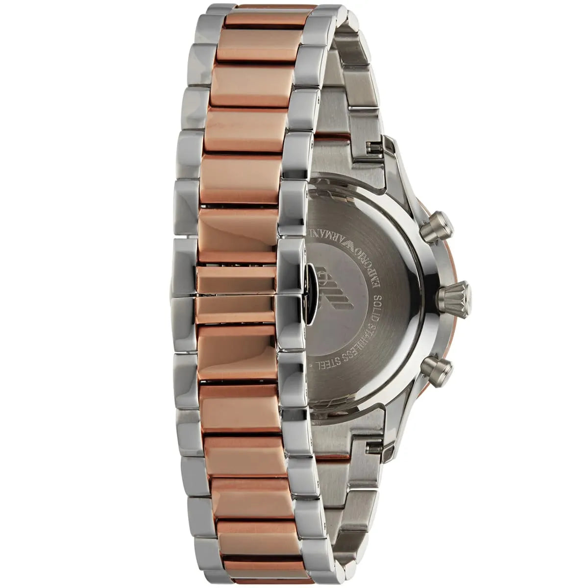  Shop Authentic Emporio Armani Giovanni Chronograph Quartz White Dial Two Tone Steel Strap Watch For Men - AR11209 - Luxxuri