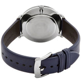  Shop Authentic Emporio Armani Modern Slim Analog Silver Dial Blue Leather Strap Watch For Men - AR11214 - Luxxuri