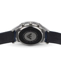  Shop Authentic Emporio Armani Renato Chronograph Blue Dial Black Leather Strap Watch For Men - AR11216 - Luxxuri