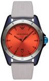  Shop Authentic Emporio Armani Sigma Analog Orange Dial Grey Silicone Strap Watch For Men - AR11218 - Luxxuri