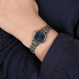  Shop Authentic Emporio Armani Gianni T Bar Quartz Blue Dial Two Tone Steel Strap Watch For Women - AR11222 - Luxxuri