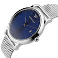  Shop Authentic Emporio Armani Luigi Quartz Blue Dial Silver Mesh Bracelet Watch For Men - AR11230 - Luxxuri