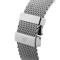  Shop Authentic Emporio Armani Luigi Quartz Blue Dial Silver Mesh Bracelet Watch For Men - AR11230 - Luxxuri