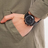  Shop Authentic Emporio Armani Aviator Chronograph Black Dial Black Mesh Bracelet Watch For Men - AR11264 - Luxxuri