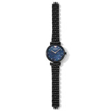  Shop Authentic Emporio Armani Gianni T-Bar Quartz Black Mother of Pearl Dial Black Steel Strap Watch For Women - AR11268 - Luxxuri