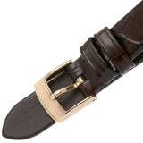  Shop Authentic Emporio Armani Gianni T-Bar Silver Dial Brown Leather Strap Watch For Women - AR11269 - Luxxuri