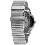  Shop Authentic Emporio Armani Luigi Analog Black Dial Silver Mesh Bracelet Watch For Men - AR11272 - Luxxuri