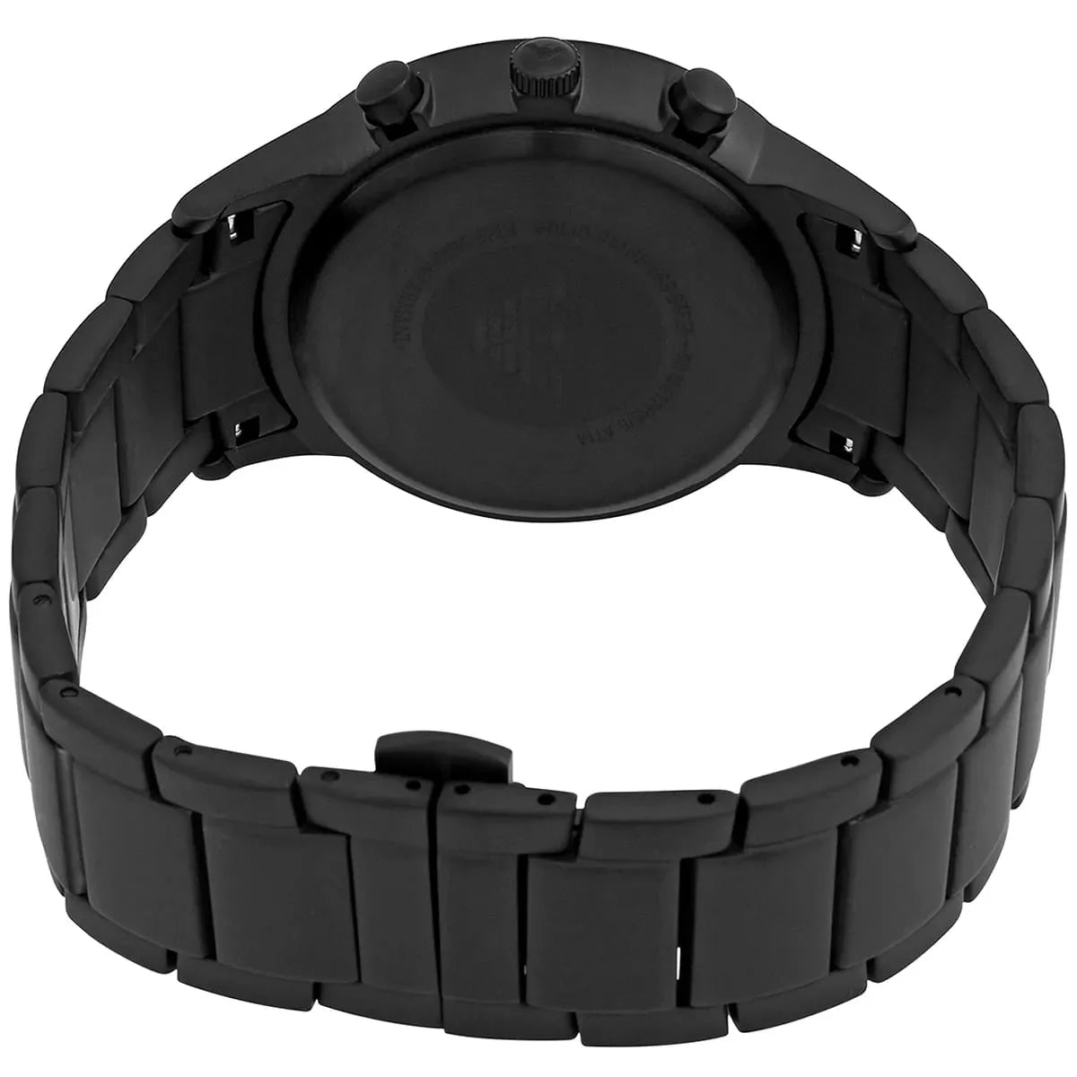  Shop Authentic Emporio Armani Renato Chronograph Mother of Pearl Black Dial Black Steel Strap Watch For Men - AR11275 - Luxxuri