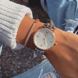  Shop Authentic Emporio Armani Gianni T-Bar Silver Dial Two Tone Steel Strap Watch For Women - AR11293 - Luxxuri