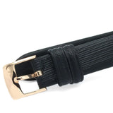  Shop Authentic Emporio Armani Gianni T-Bar Mother of Pearl Dial Black Leather Strap Watch For Women - AR11295 - Luxxuri