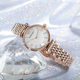  Shop Authentic Emporio Armani Gianni T-Bar Mother of Pearl Dial Rose Gold Steel Strap Watch For Women - AR11316 - Luxxuri