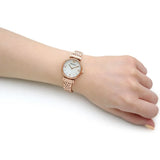  Shop Authentic Emporio Armani Gianni T-Bar Mother of Pearl Dial Rose Gold Steel Strap Watch For Women - AR11316 - Luxxuri