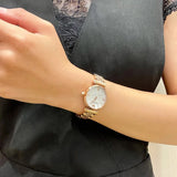  Shop Authentic Emporio Armani Gianni T-Bar Mother of Pearl Dial Rose Gold Steel Strap Watch For Women - AR11316 - Luxxuri