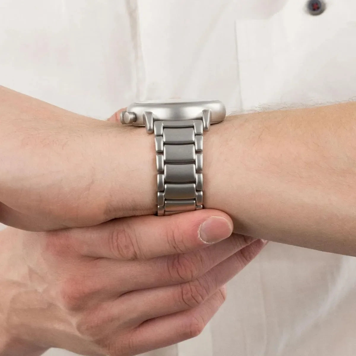  Shop Authentic Emporio Armani Luigi Chronograph Black Dial Silver Steel Strap Watch For Men - AR11324 - Luxxuri