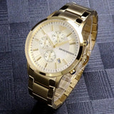  Shop Authentic Emporio Armani Renato Chronograph White Dial Gold Steel Strap Watch For Men - AR11332 - Luxxuri