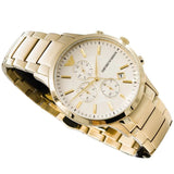  Shop Authentic Emporio Armani Renato Chronograph White Dial Gold Steel Strap Watch For Men - AR11332 - Luxxuri
