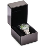  Shop Authentic Emporio Armani Three Hand Green Dial Silver Steel Strap Watch For Men - AR11338 - Luxxuri