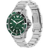  Shop Authentic Emporio Armani Three Hand Green Dial Silver Steel Strap Watch For Men - AR11338 - Luxxuri