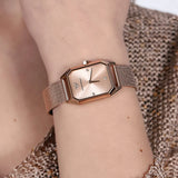  Shop Authentic Emporio Armani Joy Quartz Rose Gold Dial Rose Gold Mesh Bracelet Watch For Women - AR11347 - Luxxuri