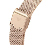  Shop Authentic Emporio Armani Joy Quartz Rose Gold Dial Rose Gold Mesh Bracelet Watch For Women - AR11347 - Luxxuri