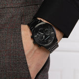  Shop Authentic Emporio Armani Giovanni Chronograph Black Dial Black Steel Strap Watch For Men - AR11349 - Luxxuri
