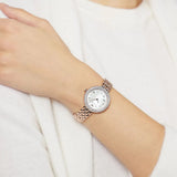  Shop Authentic Emporio Armani Rosa Quartz Mother of Pearl White Dial Rose Gold Steel Strap Watch For Women - AR11355 - Luxxuri