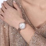  Shop Authentic Emporio Armani Rosa Quartz Mother of Pearl White Dial Rose Gold Steel Strap Watch For Women - AR11355 - Luxxuri