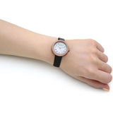  Shop Authentic Emporio Armani Rosa Quartz Mother Of Pearl White Dial Black Leather Strap Watch For Women - AR11356 - Luxxuri