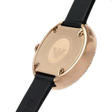  Shop Authentic Emporio Armani Rosa Quartz Mother Of Pearl White Dial Black Leather Strap Watch For Women - AR11356 - Luxxuri