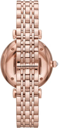  Shop Authentic Emporio Armani Gianni T Bar Quartz Mother of Pearl Dial Rose Gold Steel Strap Watch For Women - AR11385 - Luxxuri
