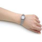  Shop Authentic Emporio Armani Gianni T-Bar Quartz White Dial Silver Steel Strap Watch For Women - AR11405 - Luxxuri