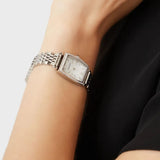  Shop Authentic Emporio Armani Gianni T-Bar Quartz White Dial Silver Steel Strap Watch For Women - AR11405 - Luxxuri