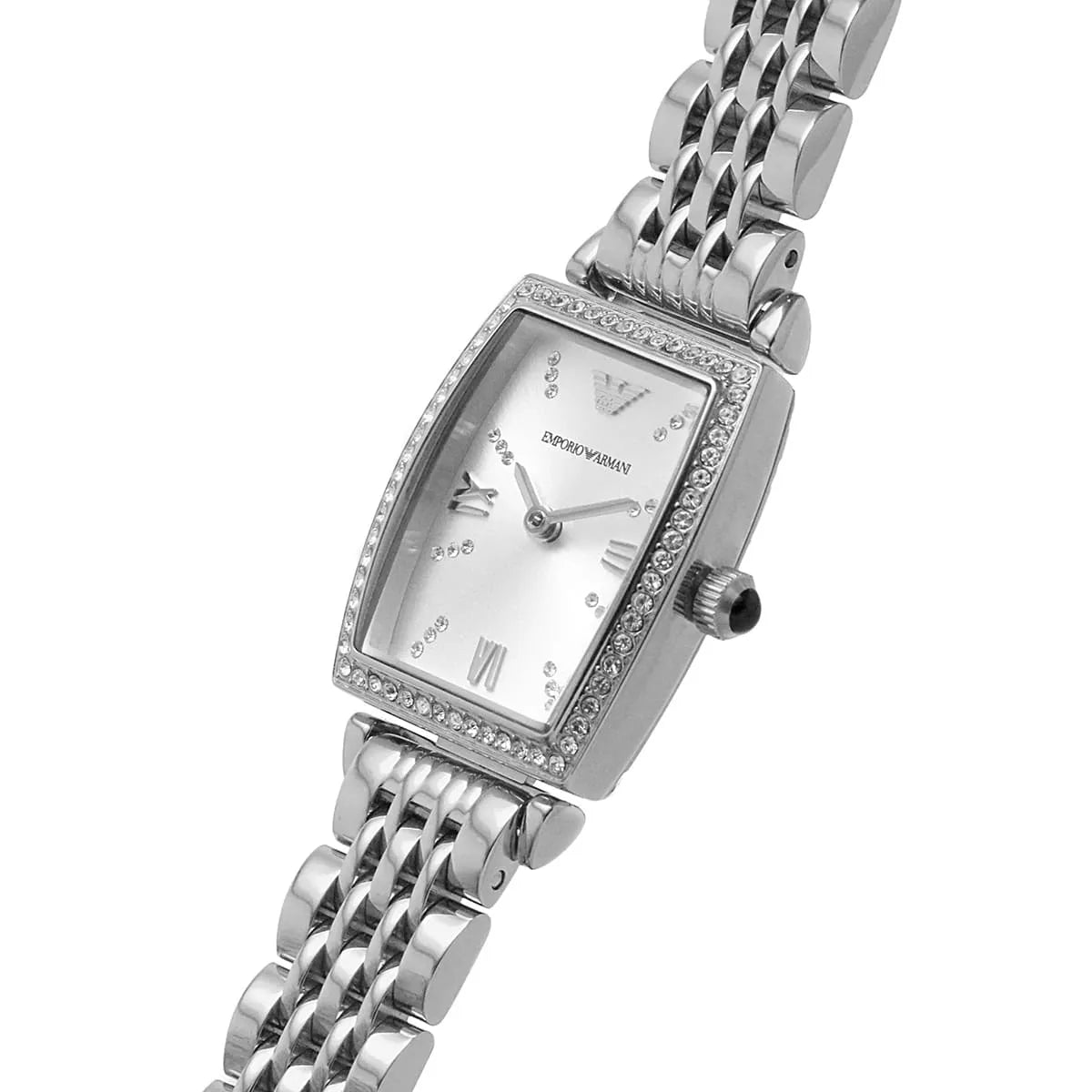  Shop Authentic Emporio Armani Gianni T-Bar Quartz White Dial Silver Steel Strap Watch For Women - AR11405 - Luxxuri