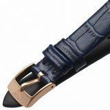 Shop Authentic Emporio Armani Gianni T-Bar Quartz Blue Dial Blue Leather Strap Watch for Women - AR11424 - Luxxuri